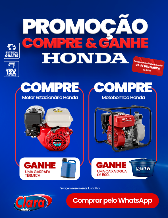 Compre e ganhe honda