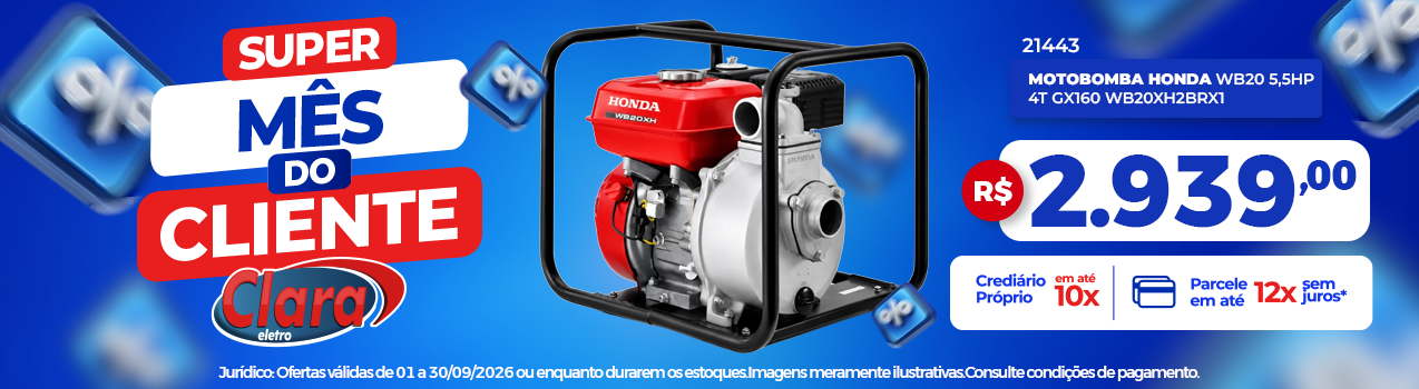 Motobomba honda wb20