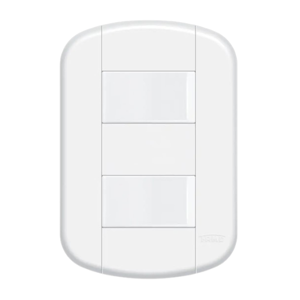 2 Interruptores Simples Fame Distanciados Blanc Mais 16A Branco-514f74ac-d555-40a7-afdc-2e2c368400e8