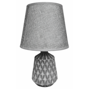 Abaju Mesa Decore 32,5cm Cinza