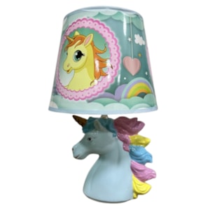 Abaju Mesa Decore 32,5cm Cores Variadas