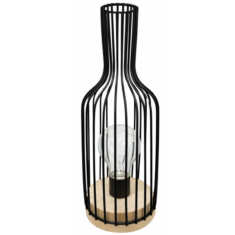 Abaju Mesa Led Decore Preto e Creme-1ee81166-b141-4b59-a390-aafb1dee6bc9