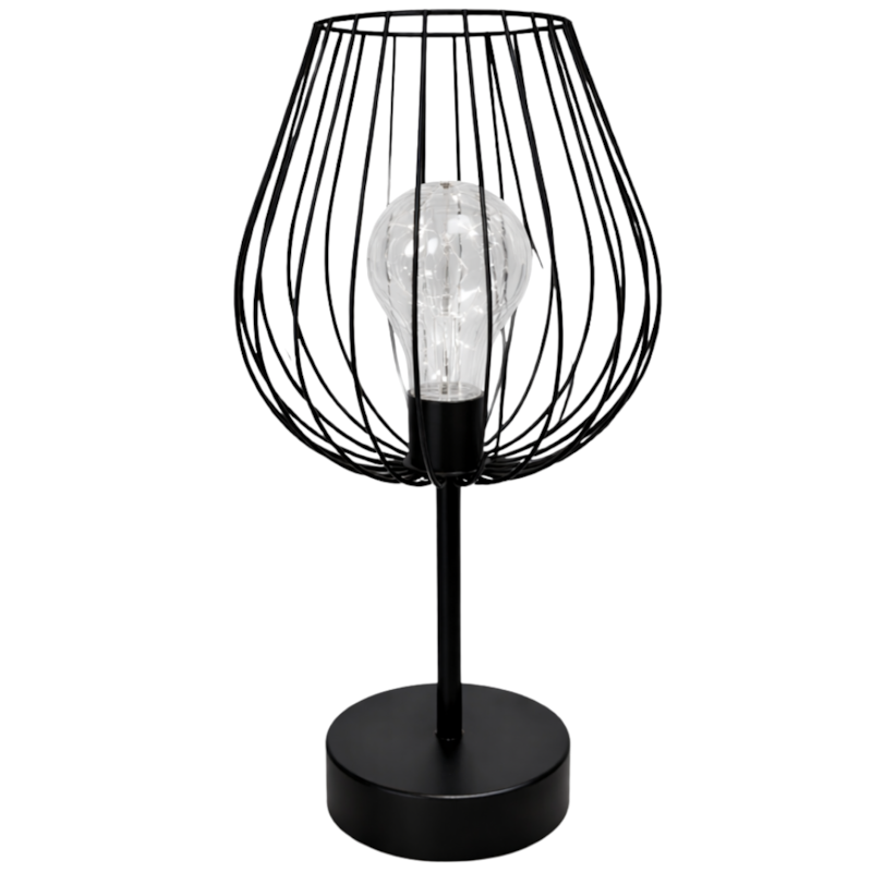 Abajur de Mesa LED Decore 15x15x30cm Preto – Iluminação Moderna e Funcional-a9195bc4-4fc7-41e2-af9e-28964eb5f822
