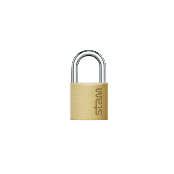 Acadeado Stam 25MM Latao Macico Encartelado-ed789926-172f-412b-86a1-36ea6b0c3601