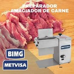 Amaciador de Carne Industrial Metvisa 0,5 CV Inox - Pac