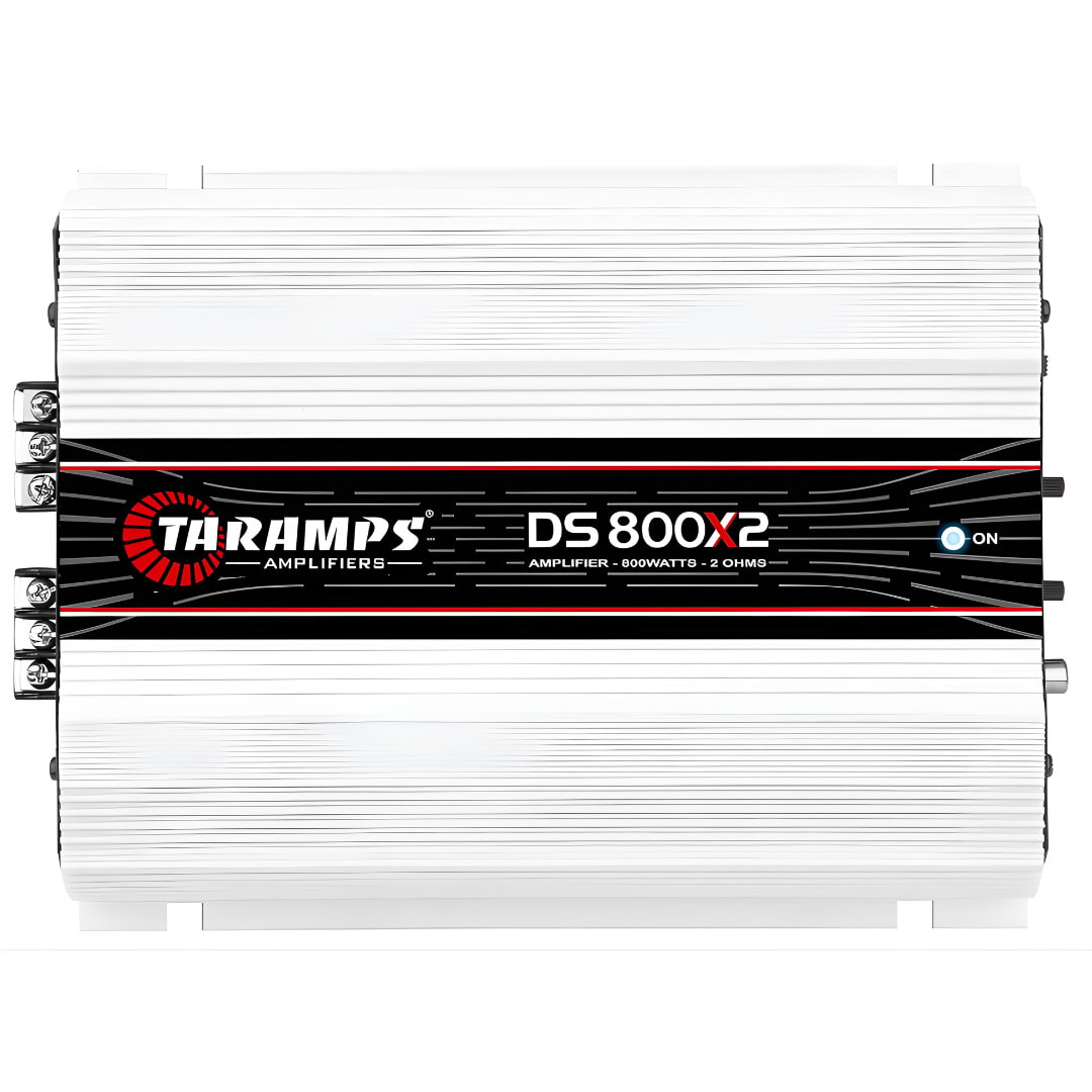Amplificador de Potencia Taramps 800W 2 OHMS DS800X2 | Clara Eletro