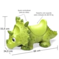 Andador Coleção Giant Dinos Triceratops Veiculo Com Rodas Roma-d83557dd-71c3-4fea-b251-421b04814c3e