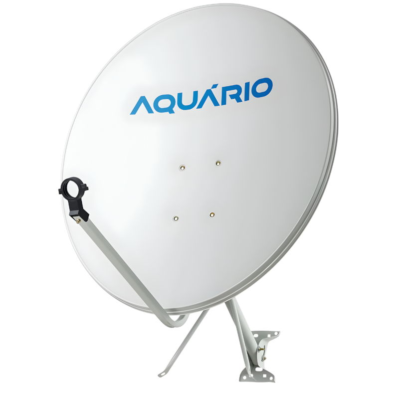 Antena Parabólica Aquário Offset 75cm para Banda KU + receptor digital-0ec40675-e43e-4fbb-97bb-11222149cb79