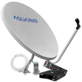 Antena Parabólica Aquário Offset 75cm para Banda KU + receptor digital-7b0ec0bb-ac7b-4390-85da-65bc8a53fef5