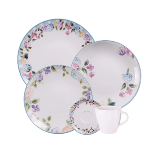 Aparelho de Jantar Tramontina Aura em Porcelana Decorada 20 Pecas