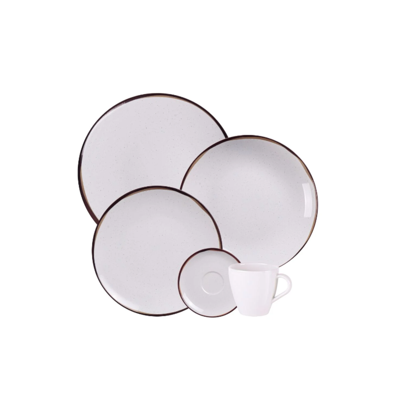 Aparelho de Jantar Tramontina Canyon em Porcelana Decorada 20 Pecas
