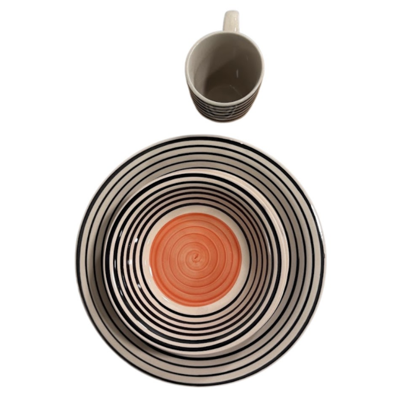 Aparelho Jantar Royal Line 16PCS Porcelana