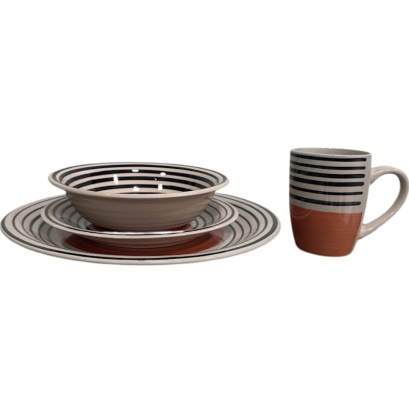 Aparelho Jantar Royal Line 16PCS Porcelana