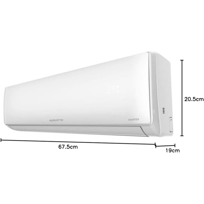 Ar Condicionado Agratto Split 9000BTUS Zen Inverte Top ZICSTPF-02-9KBTU-764ee1b2-ee69-469b-baf6-46499113cbf1