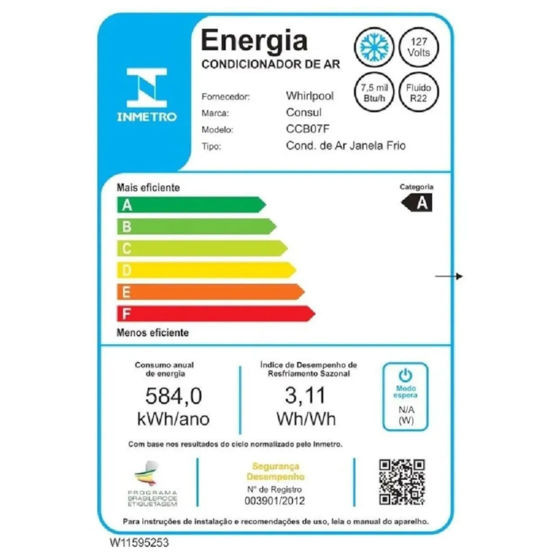 Ar Condicionado Consul Janela 7500BTUS 127V Classe A Branco-aa77989a-d838-40bb-9982-d1814b401e3f