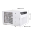 Ar-Condicionado Janela Hisense AW-10CWBRVGU01 Wi-Fi Controle Remoto 10.000 BTUs Frio - 110V-c91f881d-cde8-4e58-b7c1-9a35b0dd48ae