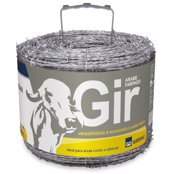 Arame Farpado GIR 1,6MM Rolo de 500M PL-15a0eaa9-4ecd-4d7f-bced-e0ca292b701a