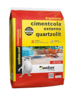 Argamassa Quartzolit AC2 20KG Cimentcola Externo Cinza