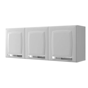 Armario Aereo Itatiaia Rose 3 Portas Branco ARM-105