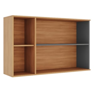 Armário Aéreo Telasul Castanha 1200mm Freijo