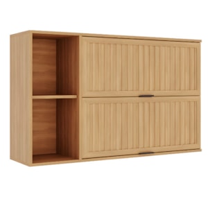 Armário Aéreo Telasul Castanha 1200mm Freijo