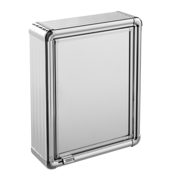 Armario Astra Plastico com Perfil de Aluminio com 1 Porta de Sobrepor 29X39X11,3-ea24b90b-dab5-4404-b935-d6f4f35600f0