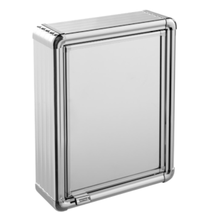 Armario Astra Plastico com Perfil de Aluminio com 1 Porta de Sobrepor 29X39X11,3