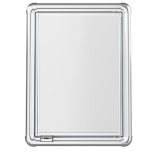 Armario Astra Plastico com Perfil de Aluminio com 1 Porta de Sobrepor 29X39X11,3