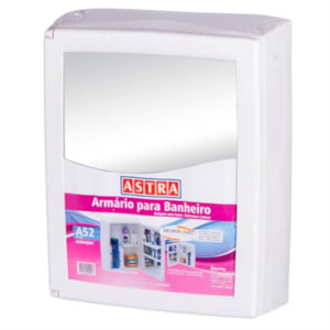 Armario Astra Plastico Sobrepor 30x37x11cm Branco