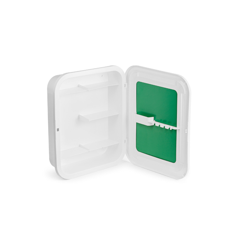 Armario Atlas para Banheiro Toalete 30X37X9CM Plastico Branco