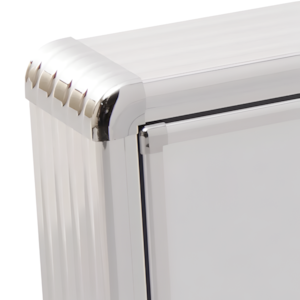 Armario de Plastico Astra com Perfil de Aluminio 1 Porta 29X39X11,3 de Sobrepor