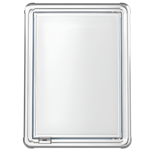 Armario de Plastico Astra com Perfil de Aluminio 1 Porta 29X39X11,3 de Sobrepor