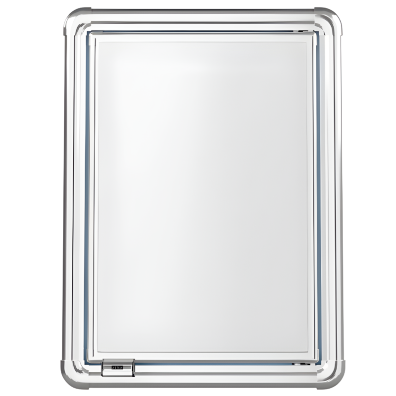 Armario de Plastico Astra com Perfil de Aluminio 1 Porta 29X39X11,3 de Sobrepor