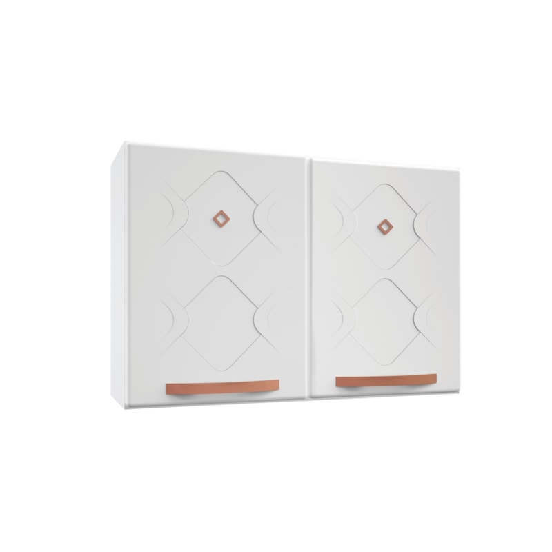 Armario Duplo Medio Telasul Miragem New 2 Portas Branco-6743ea9a-243f-4be5-a3ba-e02ebebc74fa