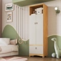 Armário Infantil Peroba Lilo Multifuncional 2 Portas 1 Gaveta Amêndoa e Off White 9375.100-f0d240c3-81a4-4b3b-ac5f-0e3fe8ce464c