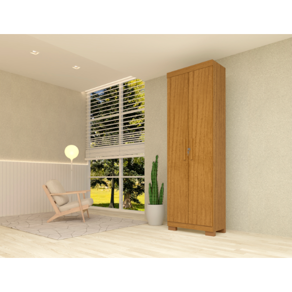 Armario Multiuso ACP Moveis Iris 2 Portas com Chave Cinamomo-a78021e6-93d7-4218-8002-9faf89e4c221