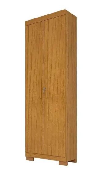 Armario Multiuso ACP Moveis Iris 2 Portas com Chave Cinamomo