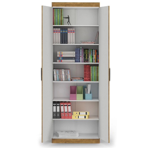 Armario Multiuso Lukalian Delta New Amendoa/Off White-f494a248-2541-4595-b163-cf0726a154e8