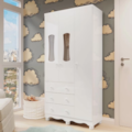 Armario Peroba Luna New 3 Portas 3 Gavetas Branco Brilho-43d0f6a6-4865-41c2-b186-cc73732b68f3