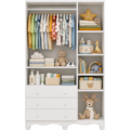 Armario Peroba Luna New 3 Portas 3 Gavetas Branco Brilho-4fadece5-cd7d-4fbb-817b-0447f969e765