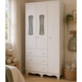 Armario Peroba Luna New 3 Portas 3 Gavetas Branco Brilho-0a127afd-c621-479e-9340-f4906bf89c08