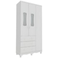 Armario Peroba Luna New 3 Portas 3 Gavetas Branco Brilho-5d7cb7c3-7294-4ca6-81f2-e8f536552f3c