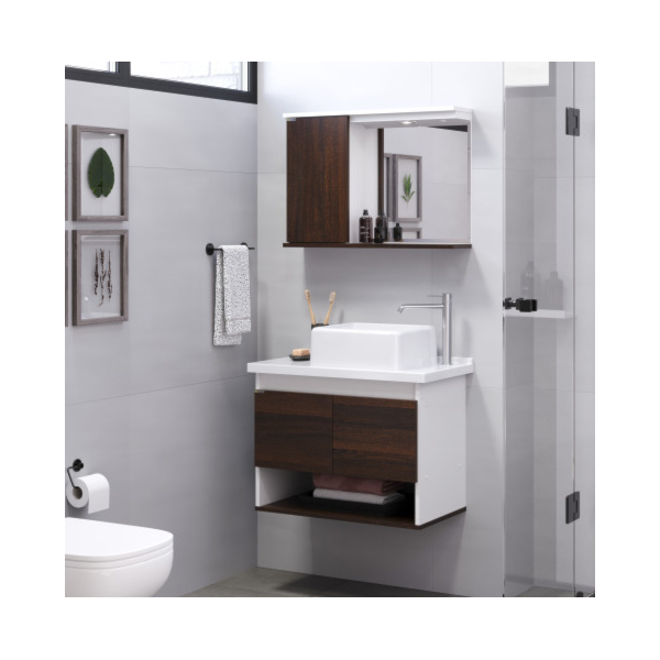 Armario Rorato Kit Bergamo Suspenso 2 Portas com Pia e Espelho Castaine-802f5a73-ddcf-41fd-9229-9d4677cf4a9e