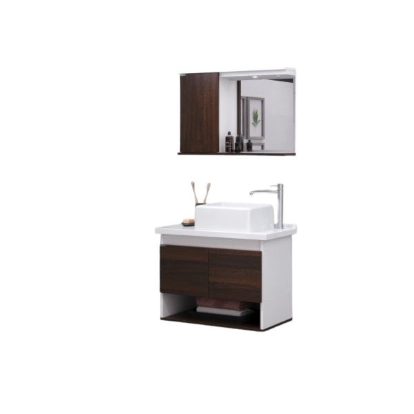 Armario Rorato Kit Bergamo Suspenso 2 Portas com Pia e Espelho Castaine-353cc2f4-3829-42ec-bfb4-a95ecbfde1fb