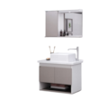 Armario Rorato Kit Bergamo Suspenso 2 Portas com Pia e Espelho Gianduia-079cbafc-21bd-4162-a1fd-5d946d70abd8