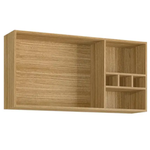 Armario Suspenso Aereo Kits Parana Ametista 3 Portas com 3 espaco para Garrafas 1200mm Freijo/Supremo