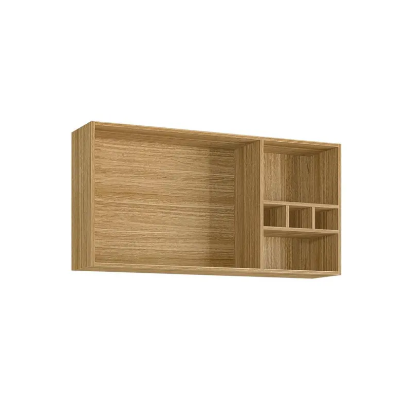 Armario Suspenso Aereo Kits Parana Ametista 3 Portas com 3 espaco para Garrafas 1200mm Freijo/Supremo