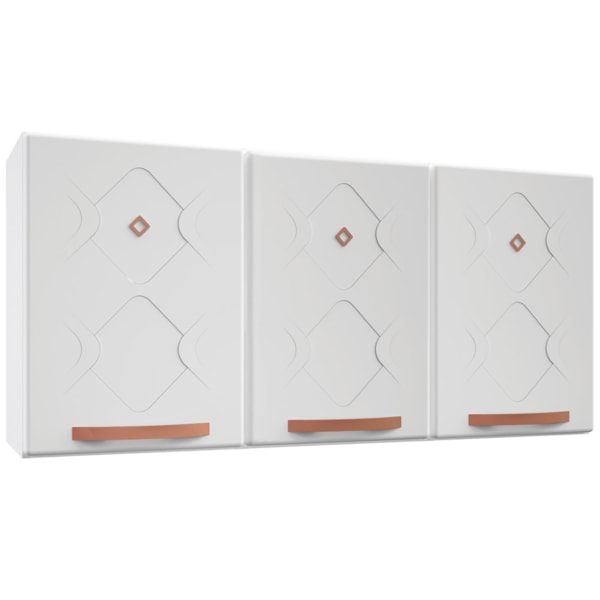 Armario Triplo Medio Telasul Mirage New 3 Portas Branco-a6933bed-1726-486d-8c9a-2cf30277e544