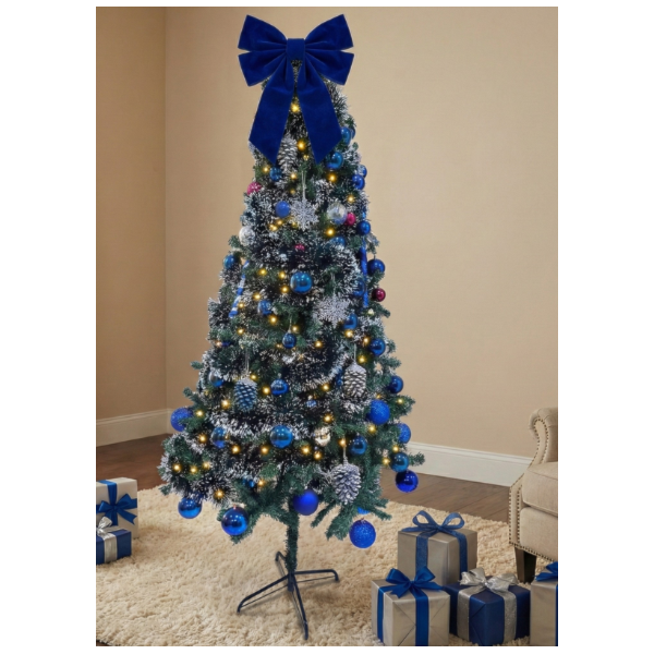 Arvore De Natal 210Cm 752 Galhos Verde Base De Mental 831-T001-25PROM-7-6a2d866f-0277-4038-8c83-5b953e56d27d