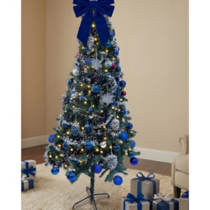 Arvore De Natal 210Cm 752 Galhos Verde Base De Mental 831-T001-25PROM-7